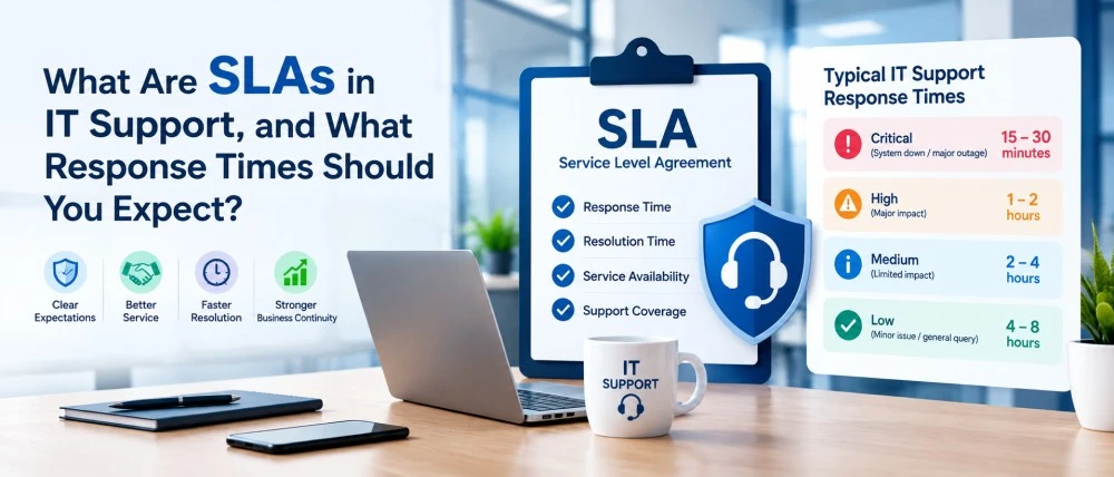 IT support SLA response times explained for UK businesses